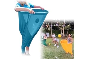 Granny Pants Yard Game Complete Set: 1 Extra Large Comical Pants with 2 Soft Bouncy Balls, Ultimate Hilarious Outdoor Party A