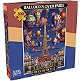 Buffalo Games - Dowdle - Balloons Over Paris - 300 Piece Jigsaw Puzzle for Adults -Challenging Puzzle Perfect for Game Nights - Finished Size is 21.25 x 15.00