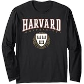 Harvard University Classic Crest Long Sleeve T-Shirt