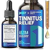 Tinnitus Relief for Ringing Ears, Natural Herbal Ear Drops for Tinnitus Support, Ear Comfort & Hearing Health, Improve Hearing for Men and Women, 2 Fl Oz