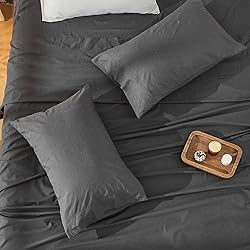 Bedlifes 100% French Linen Sheets Queen Size