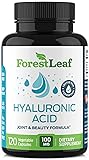 ForestLeaf Hyaluronic Acid Supplements | 100mg High