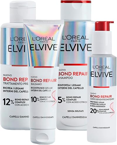 L'Oreal Paris Elvive Bond Repair Damaged Hair Conditioner 150ml + Serum 150ml