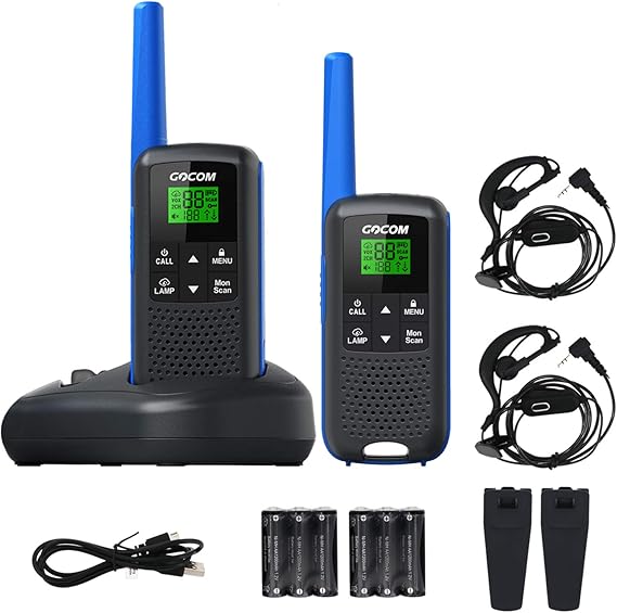 Professional Rechargeable Walkie Talkies,MOICO Long Range Two Way