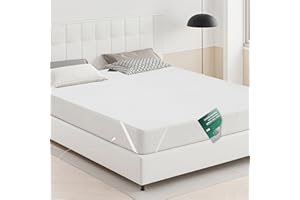 GRUENERDE Organic Cotton Grounding Sheet Queen 10% Pure Silver Conductive Grounding Thread Flat Bed Sheet with 15ft Cord for 