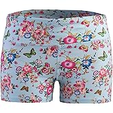 Epic MMA Gear WOD Booty Shorts for Women (Small, Garden Blue)