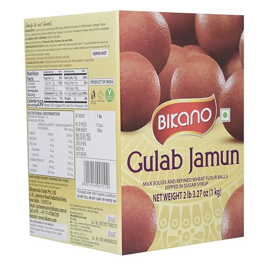 BIKANO Gulab Jamun, 1kg