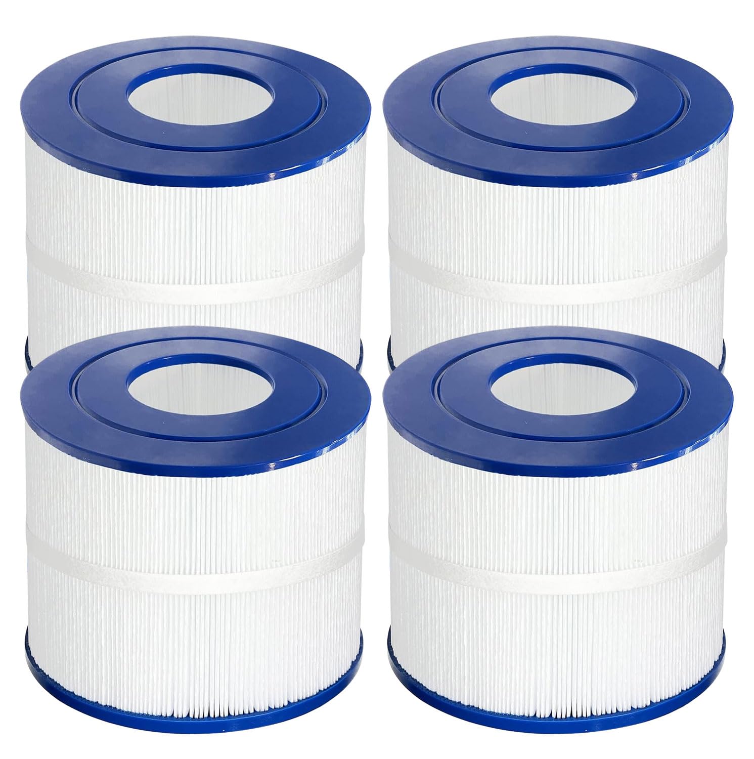 Photo 1 of Vickmons 4 Pack PBF40M Spa Hot Tub Filter Replacement Compatible with Pleatco PBF40M, Bull Frog Spas, Wellspring 30 Coreless 10-00282
