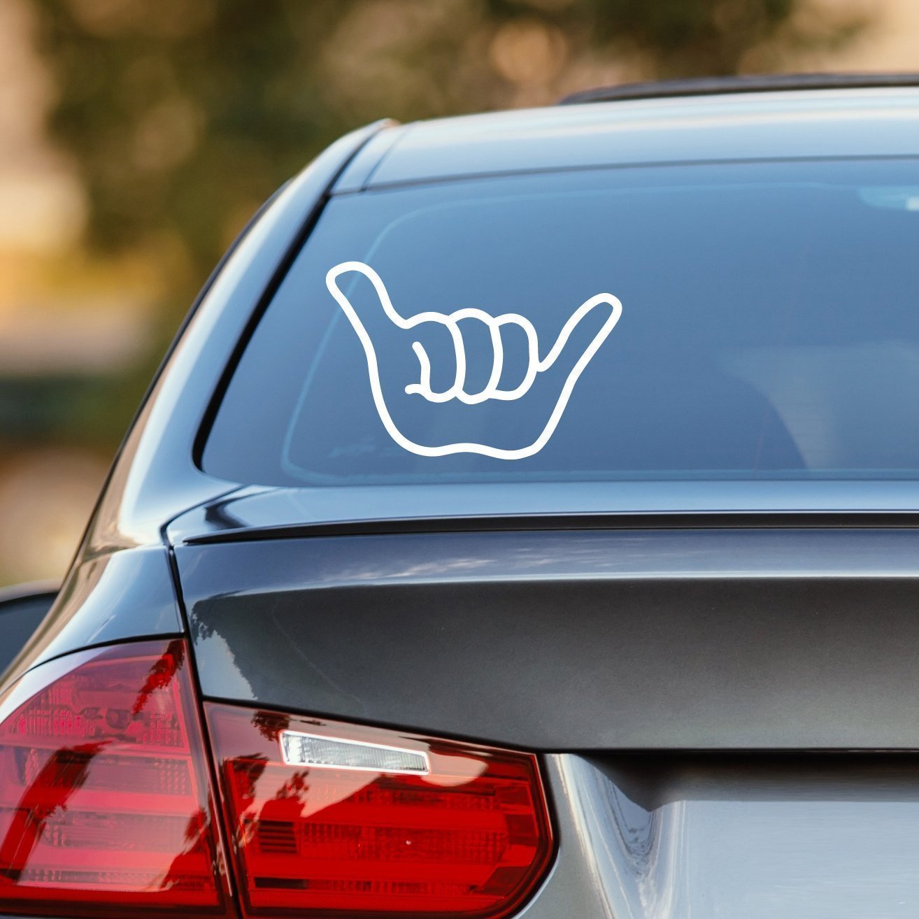 Shaka Decal, Shaka Sticker, Hang Loose Decal, Shaka Car