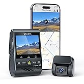 VIOFO Dual Dash Cam, 2K 1440P 60fps+1080P 30fps Front and Rear Dash Camera with Wi-Fi GPS, Parking Mode, Emergency Recording, Super Capacitor, Motion Detection (A129 Plus Duo) (Renewed)