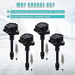 RAWOK UF781 Ignition Coil Pack with 95660 Double