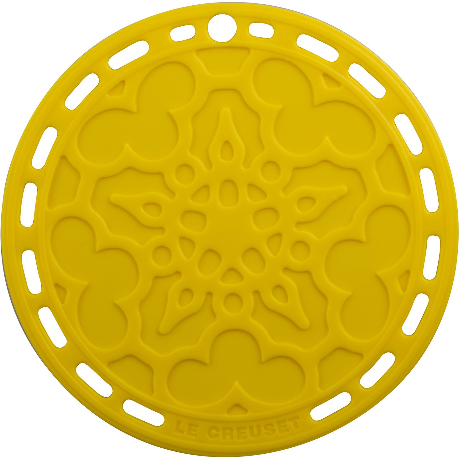 Le Creuset French Trivet, Silicone, Heat resistant to 250°C, 20 cm, Soleil, 93007300403000