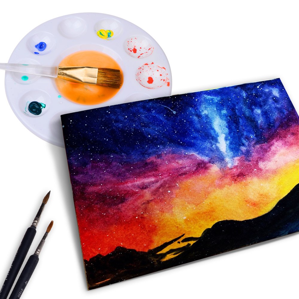 Palettes & Palette Cups 12 Pcs Paint Tray Palettes Plastic for DIY