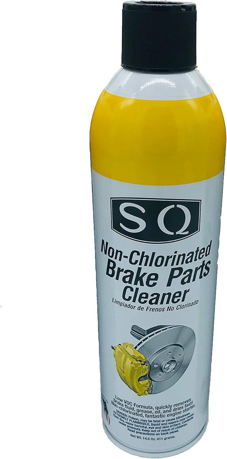 SQ Brake Parts Cleaner NonChlorinated 14.5 Oz (1) Automotive