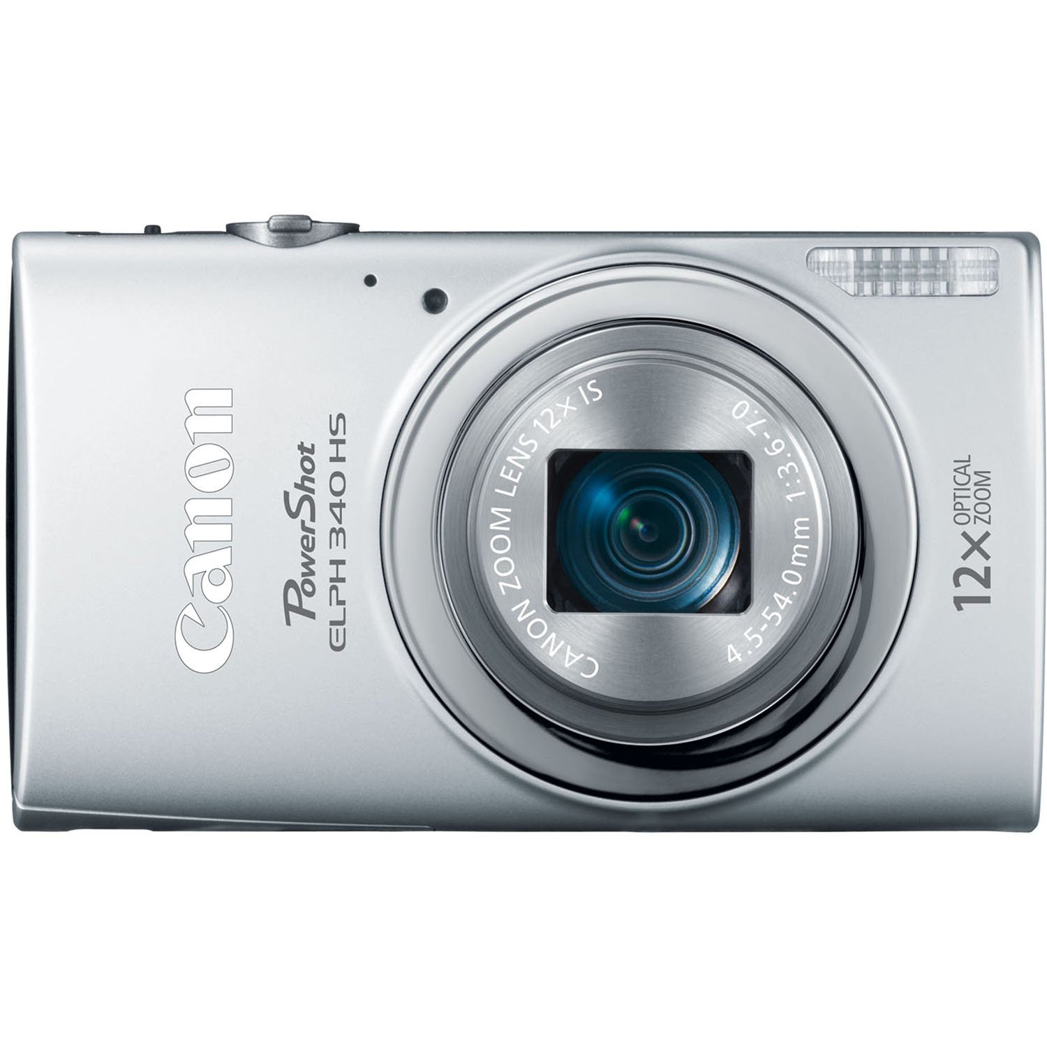Amazon.com : Canon PowerShot ELPH 340 HS 16MP Digital Camera (Silver) :