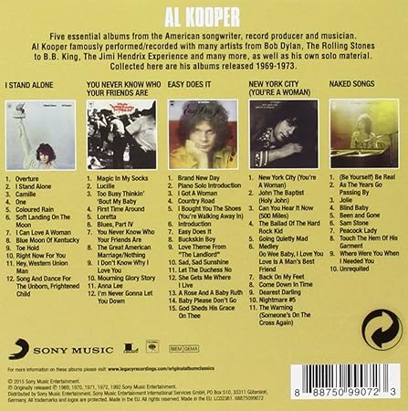 Kooper Al Original Album Classics Amazon Com Music