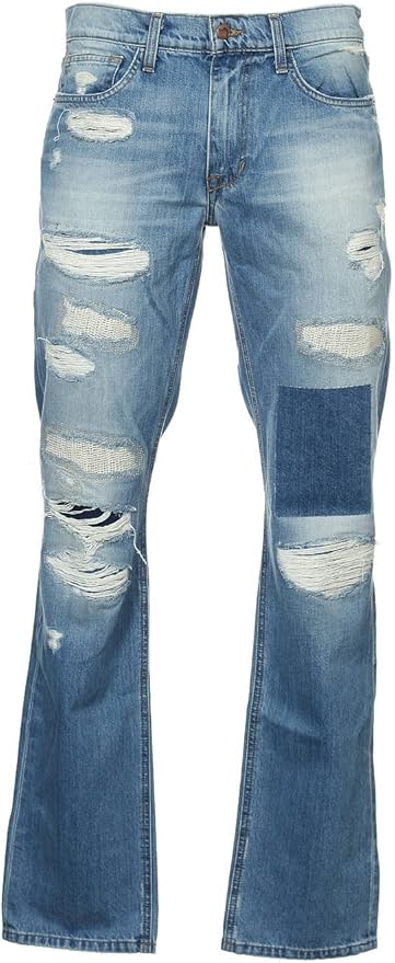 light blue straight leg jeans mens