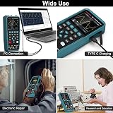 HANMATEK Handheld Digital Oscilloscope 100MHz 2-Channel HO102 3.5�� TFT view 6