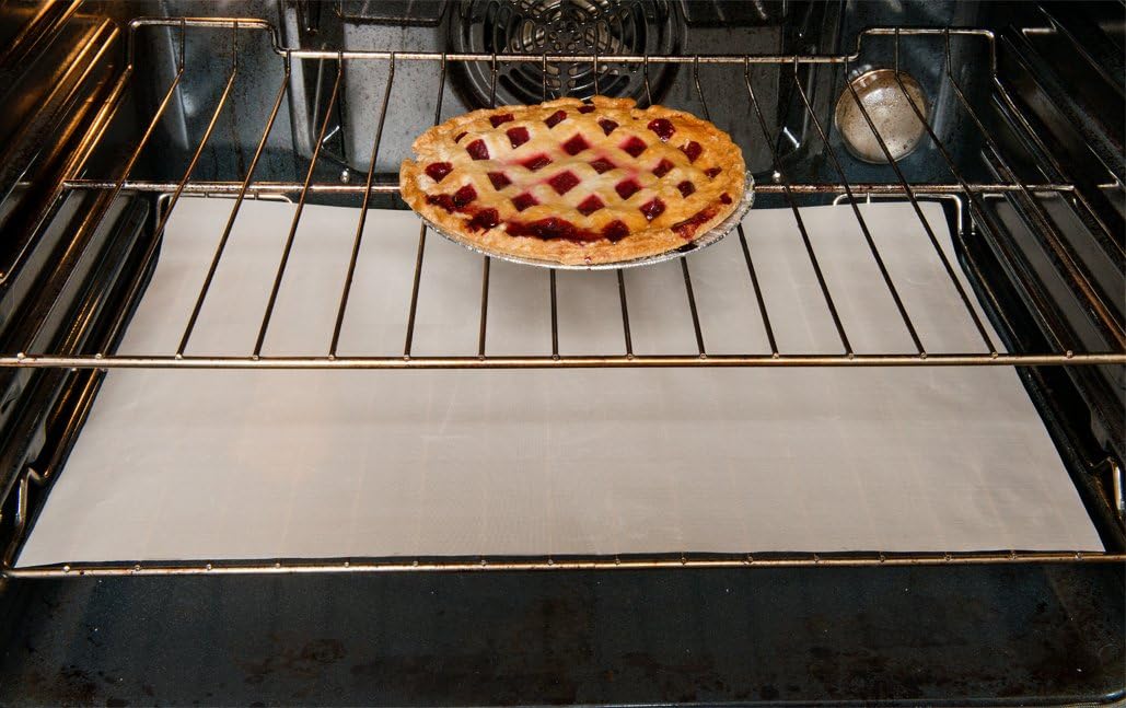 Evelots Oven Rack LinerExtra LargeNon Stick FiberglassReuse400