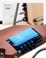 Donner HUSH I PRO Travel Acoustic Electric Guitar with 18 Effects view 7