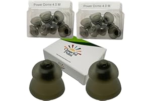 CHEERFULPOINT Phonak Power Dome 4.0 - Medium Size (M) - (054-0821) – 2 Pack (20 Domes Total) - Compatible with Phonak Hearing Aids - Secure Fit - Comfortable for Daily Use – Original Phonak Replacements