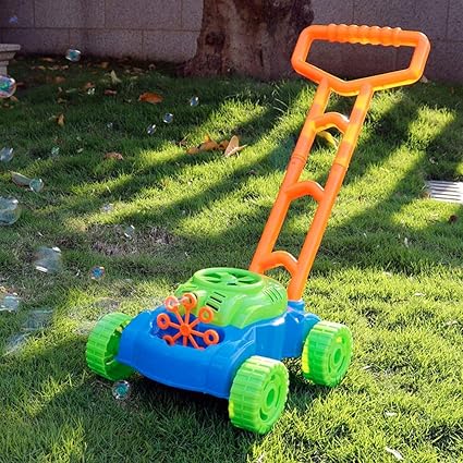 kids bubble lawn mower