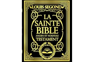 La Sainte Bible Par Louis Segond Grand Format 8x10 (20.32 X 25.4 cm ) Idéale pour tous La Lecture Personnelle LSG Chrétienne 