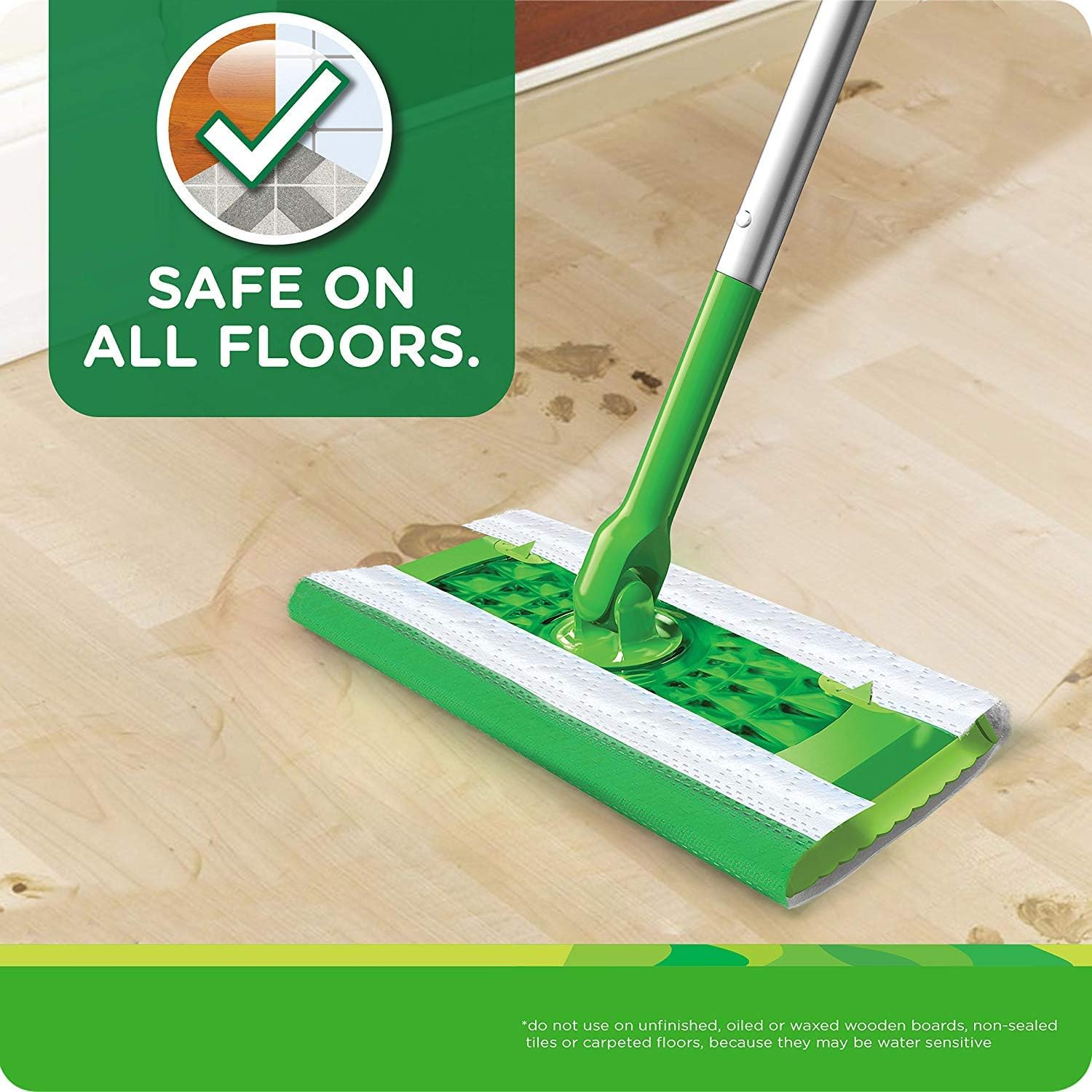 Swiffer Sweeper Wet Mopping Pad Refills for Floor Mop with Febreze Lavender Vanilla & Comfort Scent: Health & Personal Care