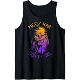 Star Wars Chewbacca Messy Hair Don't Care Tank Top