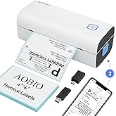 AOBIO Thermal Shipping Label Printer - 4x6 Label Printer for Small Business - Desktop Barcode Printer
