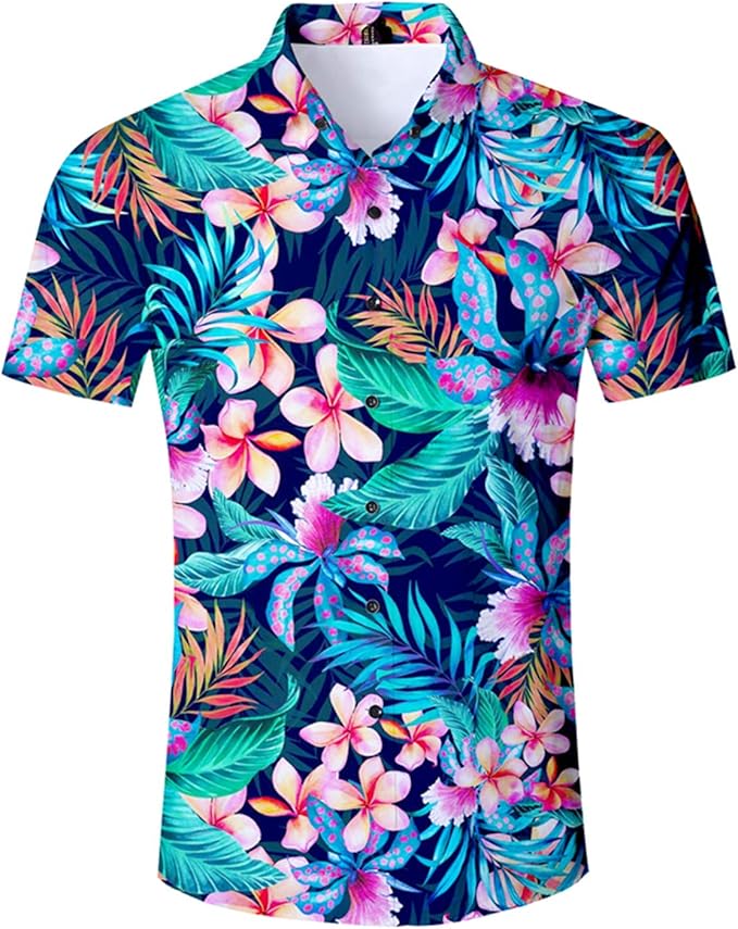 camisa hawaiana hombre