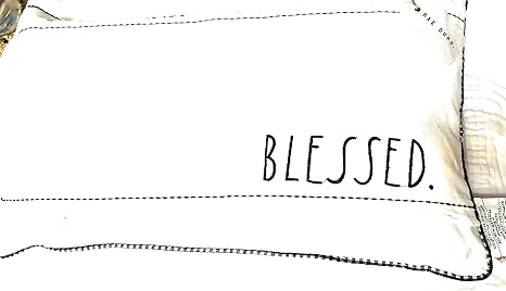 rae dunn blessed pillow