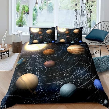 Bettwäscheset Der Galaxy-Serie Universum Sternenklarer Himmel Nebel