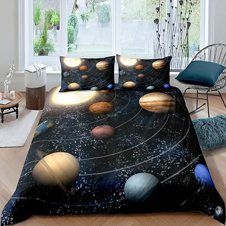 Bettwäscheset Der Galaxy-Serie Universum Sternenklarer Himmel Nebel