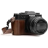 MegaGear Ever Ready Leather Camera Half Case and Strap Compatible with Fujifilm X-T30, X-T20, X-T10