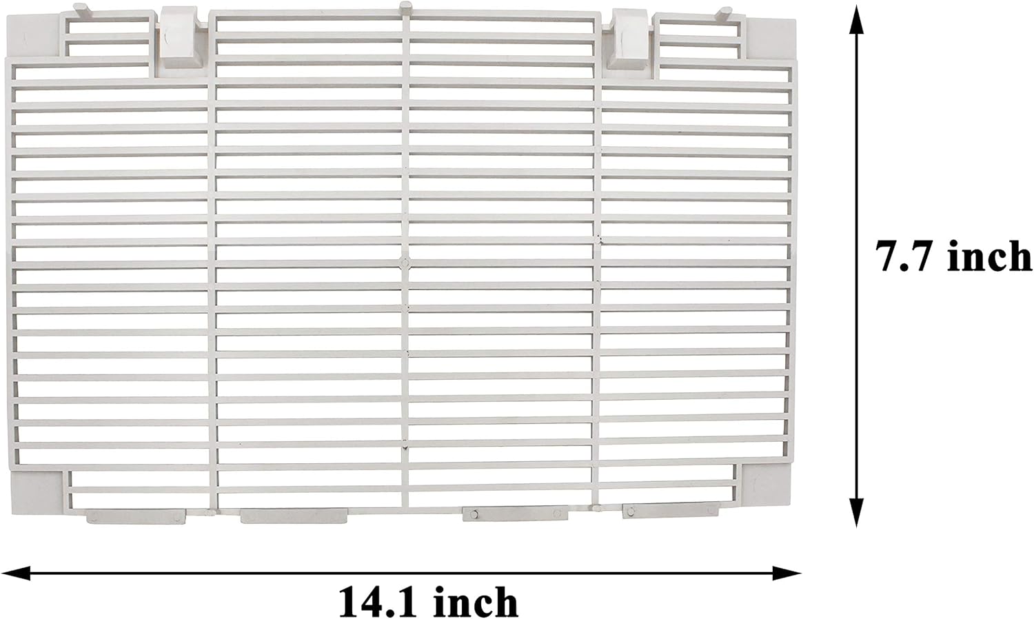RV A/C Ducted Air Grille Duo-Therm Air Conditioner Grille Replace for The Dometic 3104928.019 with Air Filter pad Assembly - Polar White: Automotive