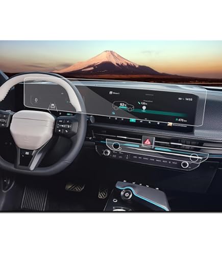 2022-2025 Kia EV6 Screen Protector Kit - 12.3" + Dash Tempered Glass (4-Piece Set)