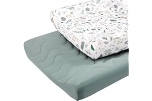 DAYEEBALL Baby Changing Pad Cover, Muslin Diaper Changing Table Pad Cover, Soft Changing Pad Sheets for Girls and Boys, Quilted and Breathable Changing Table Covers.