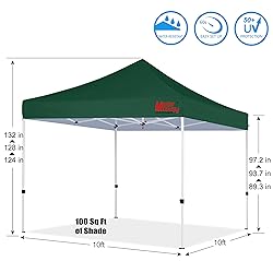 MASTERCANOPY Pop Up Canopy Tent Commercial Grade