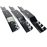 Rotary 12809 PK3 Blades for Cub Cadet 742-04053, 742-04053A, 942-04053-X, 942-04053A, 50" Cut