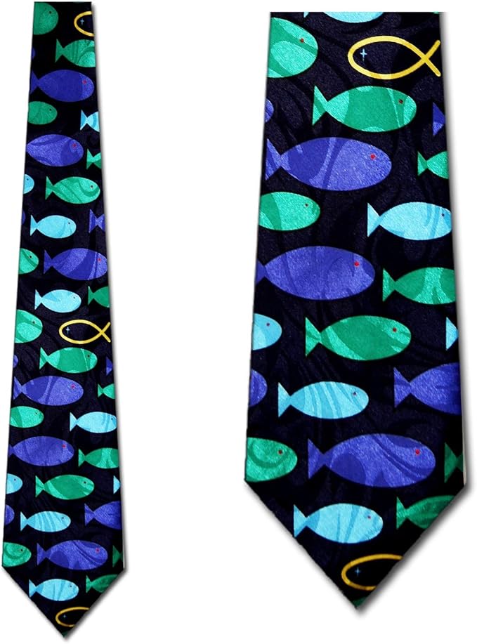 Faith Necktie Christian Tie Jesus Ties Mens Neck Tie Clothing