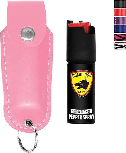 Guard Dog Security Pepper Spray Keychain with Case