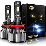 Cougar Motor LED Bulbs All-in-One Conversion Kit - H11 (H8, H9) -6000K Cool White, Halogen Replacement, Quick Installation Lo