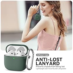 for AirPods 4 Case, Soft Silicone Protective Case