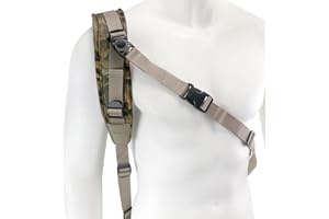 HUNTPAL Stalker Sling Two Point Gun Sling with Removable Swivels, Neoprene Padded Hunting Shotgun Rifle Sling, Length Adjustable Universal Shoulder Gun Strap