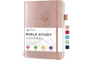 JXSELECT Bible Study Journal for Women – Guided Christian Notebook with Bible Reading Tracker, Prayer Prompts, Church Notes & Bible Study Supplies, Bible Journaling Kit, Beautiful Faith Gift for Her