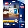 Amazon.com : Avery Printable Business Cards, Inkjet Printers, 200 Cards ...
