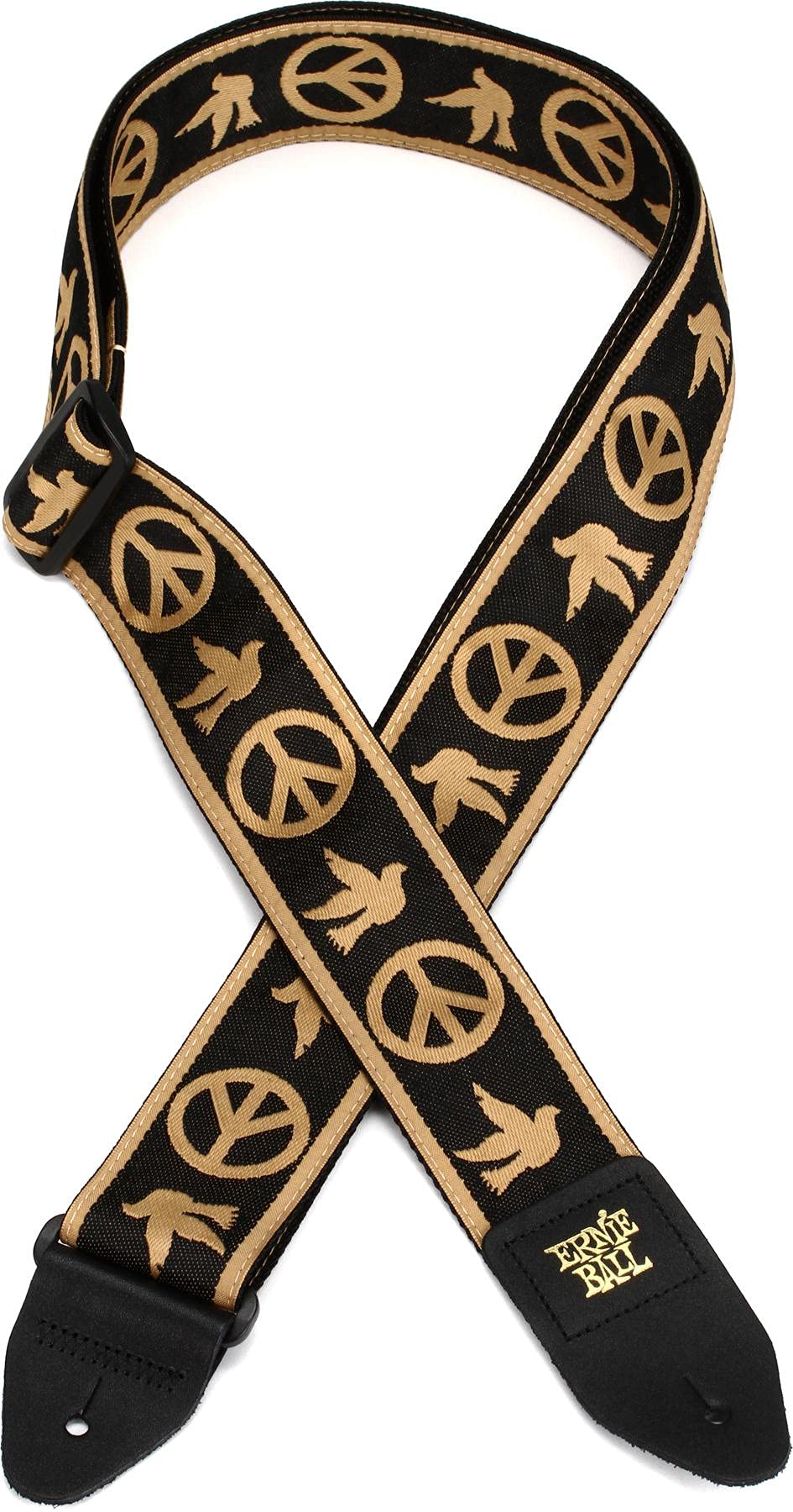 Ernie Ball Peace Love Dove Jacquard Guitar Strap — image 1