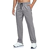 Men's Lightweight Hiking Pants Breathable Quick Dry Fit Waterproof Camping Fishing Running Athletic Active Jogger Pant