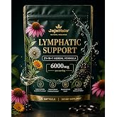 Jajehalo Lymphatic Drainage Supplements-21-in-1 Herbal Blend with Echinacea, Dandelion &amp; Burdock Root, Lymph System Support Supplement for Women &amp; Men 120 Softgels